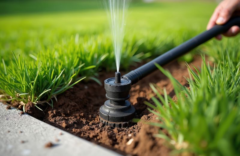 Sprinkler System Relocation in Aiken, SC